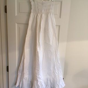 Victoria’s Secret White Cotton Maxi Dress or Skirt